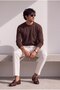 Classic Wool-Blend Crew Neck Men's Knitwear Sweater
