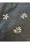 Women's stone detailed round neck stylish knit sweater - 6