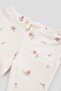 Organic Cotton Ecru Baby Pants - 2