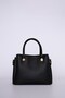 Textured Shoulder and Hand Bag Black - 3