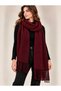 New Season Women's Winter Soft Textured Tasseled Oversized Shawl Scarf