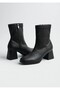 26Bk119-101 Stretch Boots for Women with 6cm Thick Heels - 5