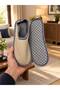 Men's Non-Slip Sole Silent Insole with Plush Fur Inside, Home Slippers and Comfortable House Slippers - 3