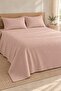Prisma Baklava Patterned Double Bedspread Set Powder 240×260 cm – with 2 Pillowcases