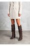 Women's Drawstring Detachable Boots - 3
