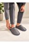 Men's Non-Slip Sole Silent Insole with Plush Fur Inside, Home Slippers and Comfortable House Slippers
