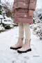 Santa Leather Lace-Up Girls' Boots - 3
