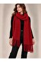 New Season Women's Winter Soft Textured Tasseled Oversized Shawl Scarf