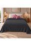 100% Cotton 220X240 cm Waffle Patterned, Pique Bed & Sofa Cover - 2