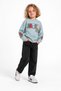 Jacklions baby boy 1-5 years patterned long sleeve t-shirt sea green