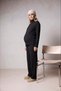 Urban Corduroy Fabric Half-Zip Maternity and Postpartum Tracksuit Set - 4