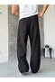 Striped detail baggy tracksuit w black - 3