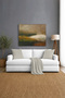 Canvas Single Stone Liquid-Proof Stain-Resistant Throw Pillow Cover 40 X 40 cm