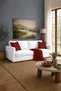 Canvas Single Burgundy Liquid-Proof Stain-Resistant Throw Pillow Cover 40 X 40 cm - 2