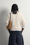 Men's Oversize Polo Collar Buttoned Wool Knit Sweater - 5