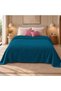 100% Cotton 180X220 cm Waffle Patterned, Pique Bed & Sofa Cover - 2