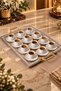 Luxury Stainless Steel 60X40 cm Gold Tray – Elegant Patterned Serving and Presentation Tray, Anti-Tarnish & Fade-Resistant - 2