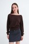 Kayık Neck Blouse P13188 - 5