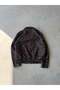 Black Leopard Pattern Zippered Jacket t - 8