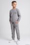 Text Printed Three Thread Boys' Tracksuit Set - 26K 308 - 2