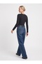 Women's Long Sleeve Crew Neck Slim Fit Stretchy Bodysuit - 5