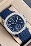 Original Men's Watch - 3 Atm Water Resistance - Navy Blue Silicone Band - Multifunction Mechanism - 2 Year Warranty - Gift Wristwatch with Stylish Box Hme2088C2 - 4