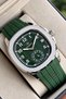 Original Men's Watch - 3 Atm Water Resistance - Green Color Silicone Band - Multifunction Mechanism - 2 Year Warranty - Gift Wristwatch with Stylish Box Hme2088C3 - 4