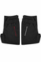 Men's Stand Collar Sporty Detailed Tracksuit Set Red-9546 - 5