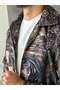 Wild Pattern Zipper Jacket t - 4