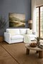 Canvas Single Off-White Liquid-Proof Stain-Resistant Throw Pillow Cover 40 X 40 cm - 2