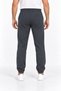 Men's Smoked 3 Thread Ribbed Elastic Cuff Sweatpants Soft Cotton - 3