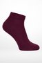 Men's Burgundy Modal Booties Socks - 2