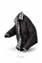 Plaid Collar Detailed Zippered Jacket t Black - 4