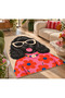 Auraplus Dog Figured Retro Pop Pattern Woven Base Decorative Carpet Auraplus100 - 3