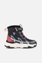 Saturn Orthopedic Boys' Navy Blue Lightweight Fur Water-Resistant Boots