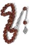 10 Pieces Round Model Natural Stone Glass Prayer Beads Set, Gift Prayer Beads, Wholesale Prayer Beads, Men's Prayer Beads - 3