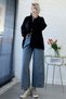Premium Double-Sided Zippered High Collar Cardigan - Black - 8