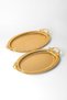 Luxury Set of 2 Stainless Steel Oval Trays – Patterned Serving and Presentation Tray, Non-Tarnishing, Non-Fading - 5