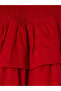Two Mt Shop Quality Lcw Kids Red Plain Girls' Skirt - 3