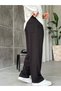 Modal Kumaş Basic Baggy Jogger Siyah - 4