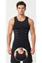 Men's Firming Microfiber Corset Undershirt - Slimming Seamless Undershirt That Hides the Belly and Tightens the Waist