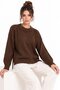 Brown Guipure Detailed Knitwear Sweater - 4
