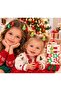 New Year's Children's Hair Accessory Set Christmas Pine Tree Star Snap Clips and Towel Clips 16 Pieces