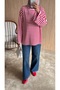 Women's Striped Oversize Tunic - 8