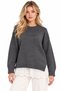 Anthracite Guipure Detailed Knitwear Sweater - 4