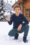 Winter Men's & Children's Dad-Son Plaid Pajama Set – Soft Texture Winter Home Set - 2