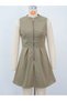 Rochie mini, kaki - 3