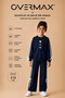Girl's Cute Heart Printed Tracksuit Set with Stripe and Bow Detail – Ages 3-12