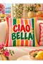 Set of 4 Cushion Covers 43X43 cm Cherry Patterned Colorful Striped Retro Bohemian Decorative Pillowcases - 5