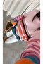 Women's Colorful Patterned Soft Sweater - 3